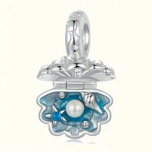 New S925 Seashell Open/Close Pandora Style Charm